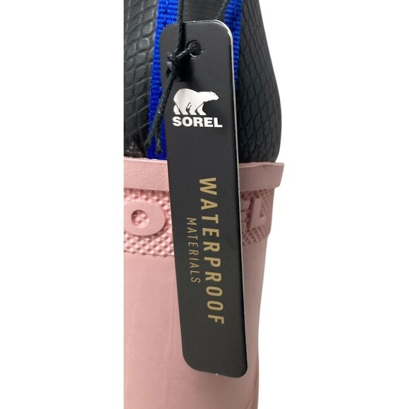 Sorel Chelsea Boots Women's Size 10.5 Black Pink Brex Heel - Picture 10 of 11